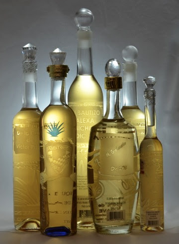 Personalized tequila bottles